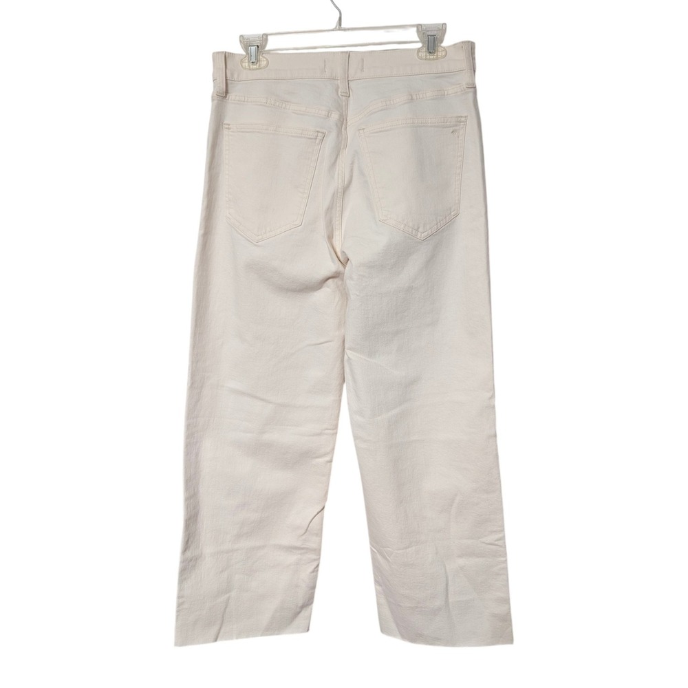 Madewell Perfect Vintage Wide-Leg Crop Jean Vintage Canvas High Rise Raw Hem 29 - Picture 5 of 13